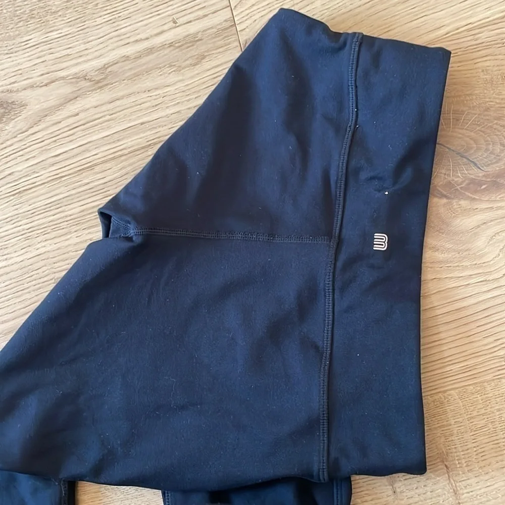 Mondetta Girls Black Leggings Size 7/8 Small Activewear Dance Gym